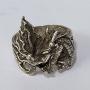 Japanese Dragon Ring  Extra Large Silver Gents Ring