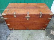 Victorian Brass Bound Campaign Chest