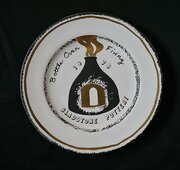 John Piper Ceramic Plate For Gladstone Pottery 