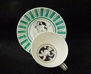 Laura Knight Foley Cup & Saucer 1934 Harrods Exh