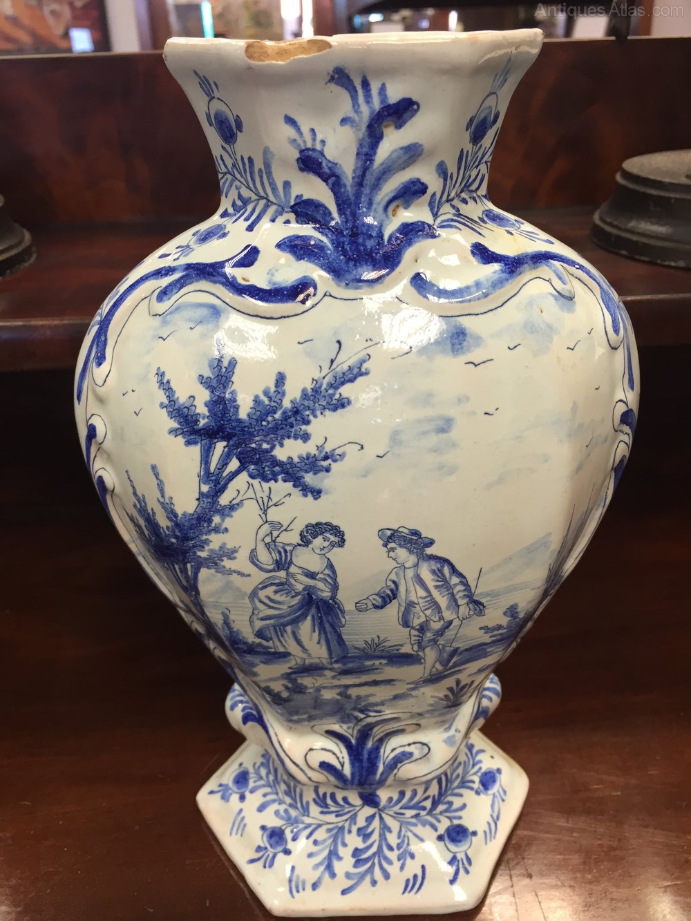 Antiques Atlas Late 18th Century Delftware Vase