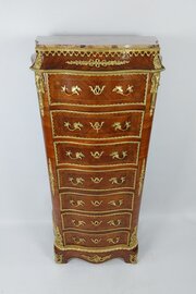 French Chest Of Drawers With Gilt Bronze Mounts
