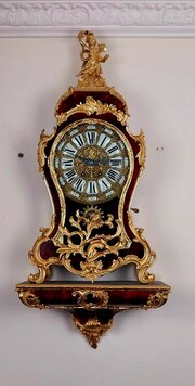 Large French Ormolu Bracket Clock Vincenti        
