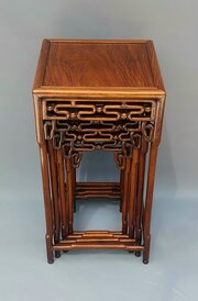 Antique Chinese Nest Of Four Tables