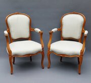 Pair Of French Armchairs Side Chairs