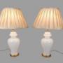Pair of Opoline Glass Table Lamps