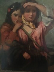 Victorian Oil On Canvas