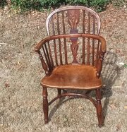 A Lovely Yew Windsor Armchair.
