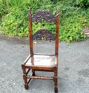 Mid 17th Century Mortuary Chair 