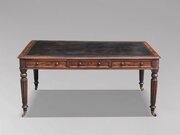 18th C George III Mahogany Writing Table W.Priest