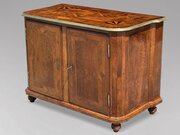 18th C Maltese Specimen Wood Marquetry Cabinet