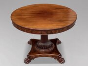 19th C French Charles X Mahogany Centre Table