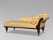19th Century Regency Mahogany Chaise Longue Sofa