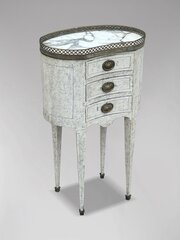 Early 20th C French Louis XVI Painted Side Table