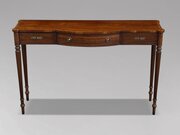 Mahogany Inlaid Console Table By Arthur Brett