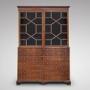 18th C Mahogany Secretaire Bookcase