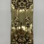 A small mid 19th Century foliate brass fingerplate
