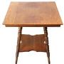 Antique Arts Crafts Oak Side Table / Lamp Table