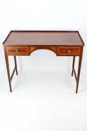 Antique Georgian Mahogany Desk / Dressing Table