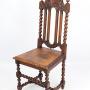 Antique Victorian Gothic Revival Oak Chair
