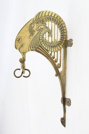 Art Deco Brass Wall Hanging Bracket