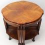 Art Deco Walnut Nesting Coffee Table Circa 1930s