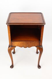 Edwardian Walnut Bedside Cabinet By Gill & Reigate