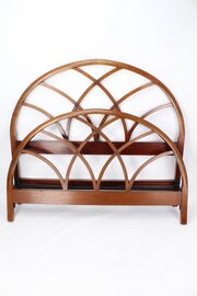 Heals Style Art Deco Mahogany Double Bed Vono