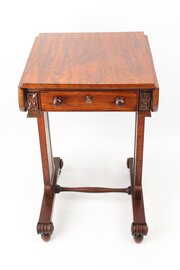 Small Regency Mahogany Lamp Table