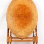 Victorian Burr Walnut Oval Folding Campaign Table 