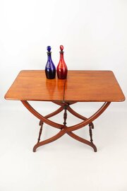 Victorian Mahogany Coaching Table / Butlers Stand