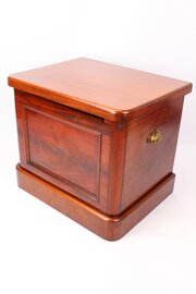 Victorian Mahogany Shoe Cabinet Ottoman Commode