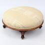 Victorian Walnut Circular Foot Stool