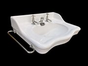1920s French Pedestal Sink