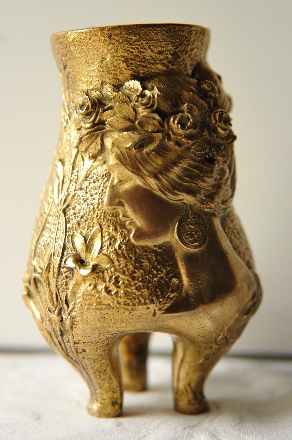 Antiques Atlas French Art Nouveau Bronze Vase By H.St.Lerche