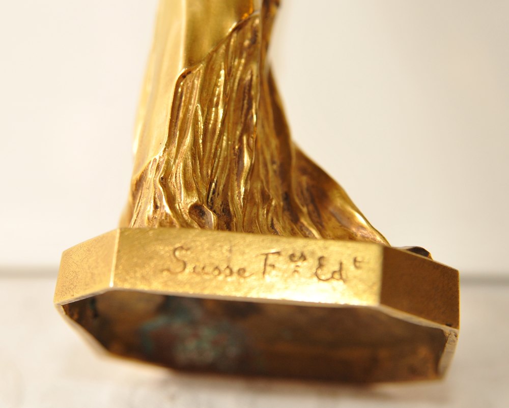 Antiques Atlas French Gilt Bronze Figure By Henri Varenne