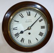 Rare 8” Late 19thC English Fusee Dial Clock