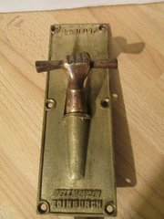 Victorian Brass Bell Pull,R.G Hislop