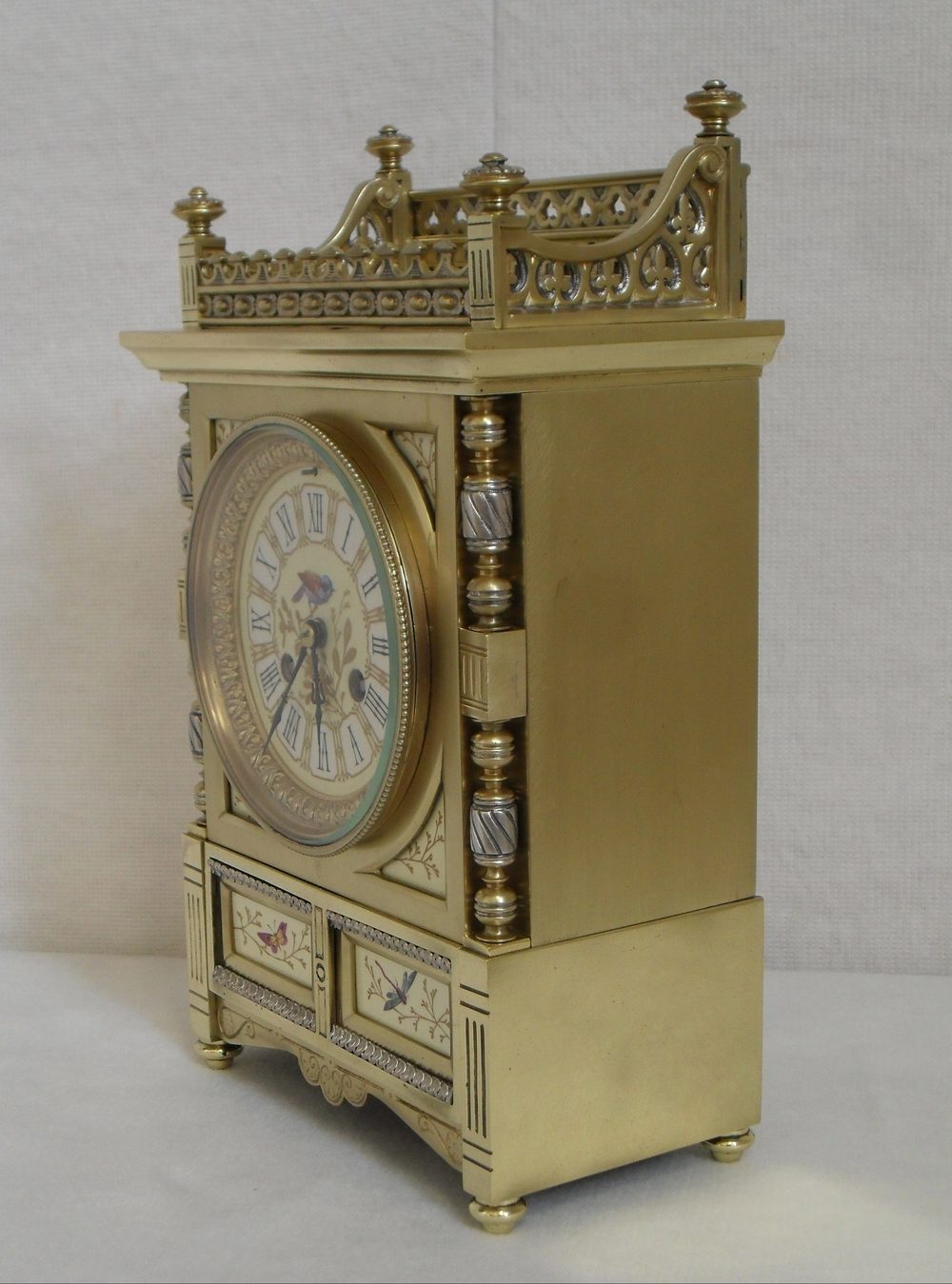Antiques Atlas Brass Mantel Clock
