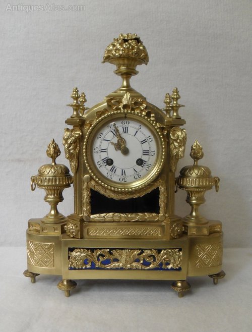 Antiques Atlas Decorative Brass Mantel Clock