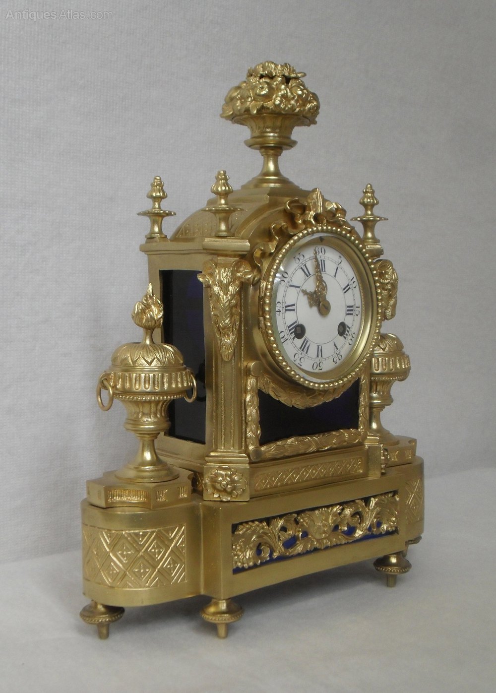 Antiques Atlas Decorative Brass Mantel Clock