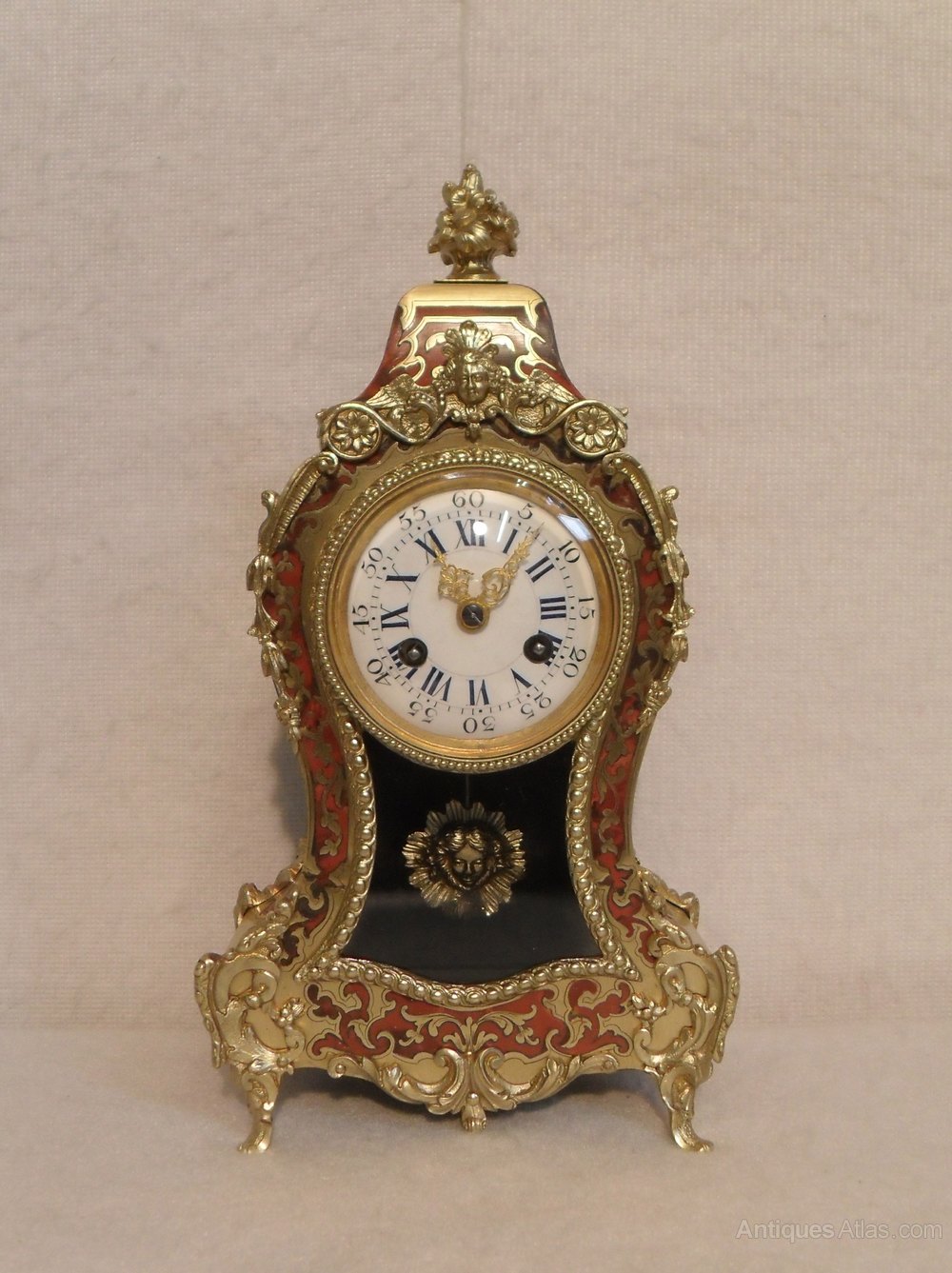 Antiques Atlas - French Boulle Mantel Clock