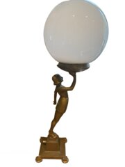 Art Deco Figural Lamp Banksway