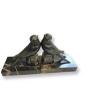 Beautiful pair of Art Deco Book Ends, swallows