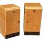 Pair of Art Deco Birds Eye maple bedside cabinets