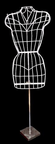 1930s Wirework Female Mannequin On Stand