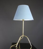 1950s Brass Tripod Table Lamp