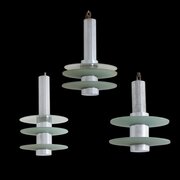3 British Modernist Deco Lamps From The 1930s