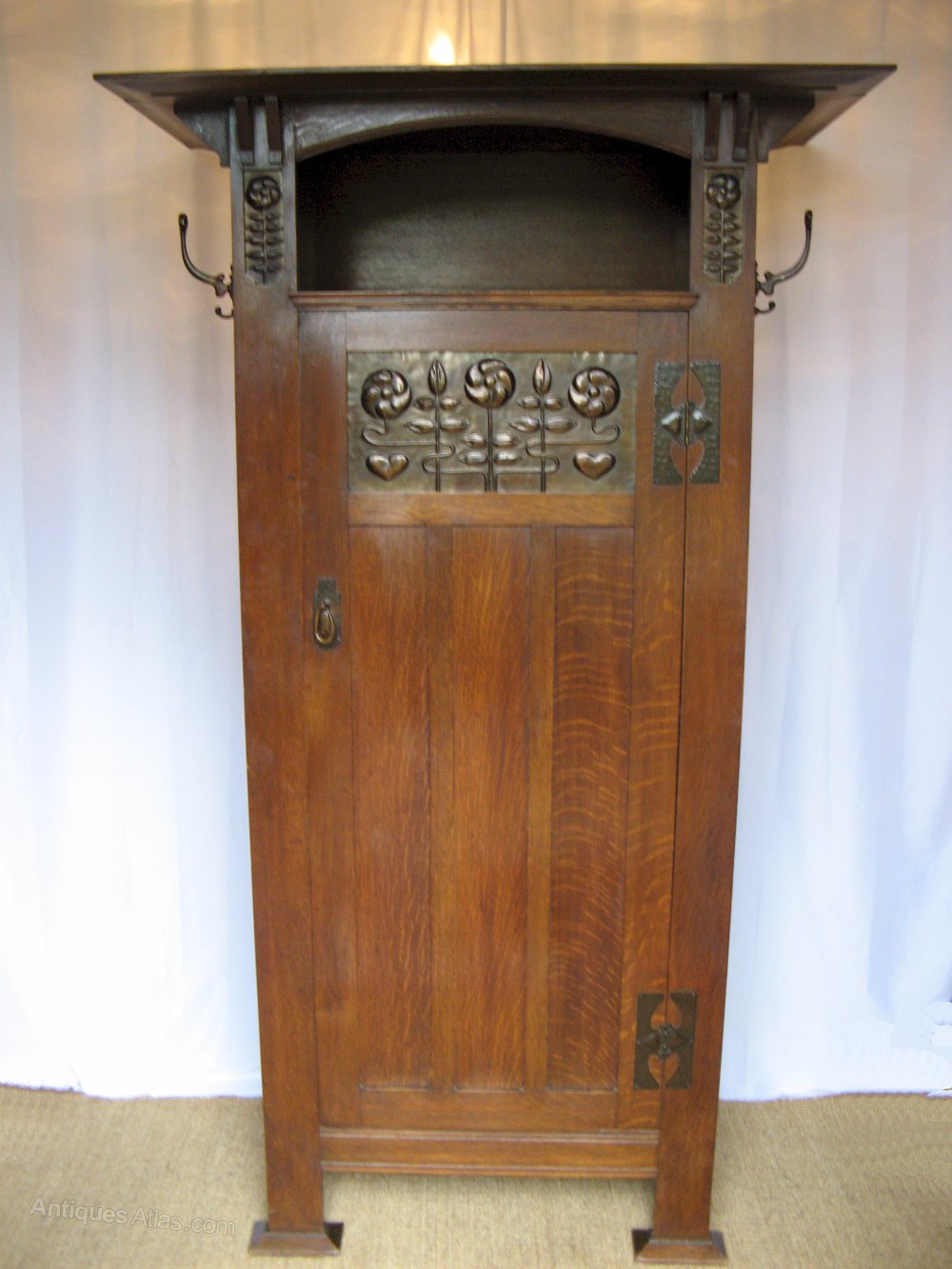 Arts And Crafts Hall Wardrobe Shapland & Petter Antiques Atlas