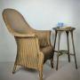 Large 1930s Lloyd Loom armchair